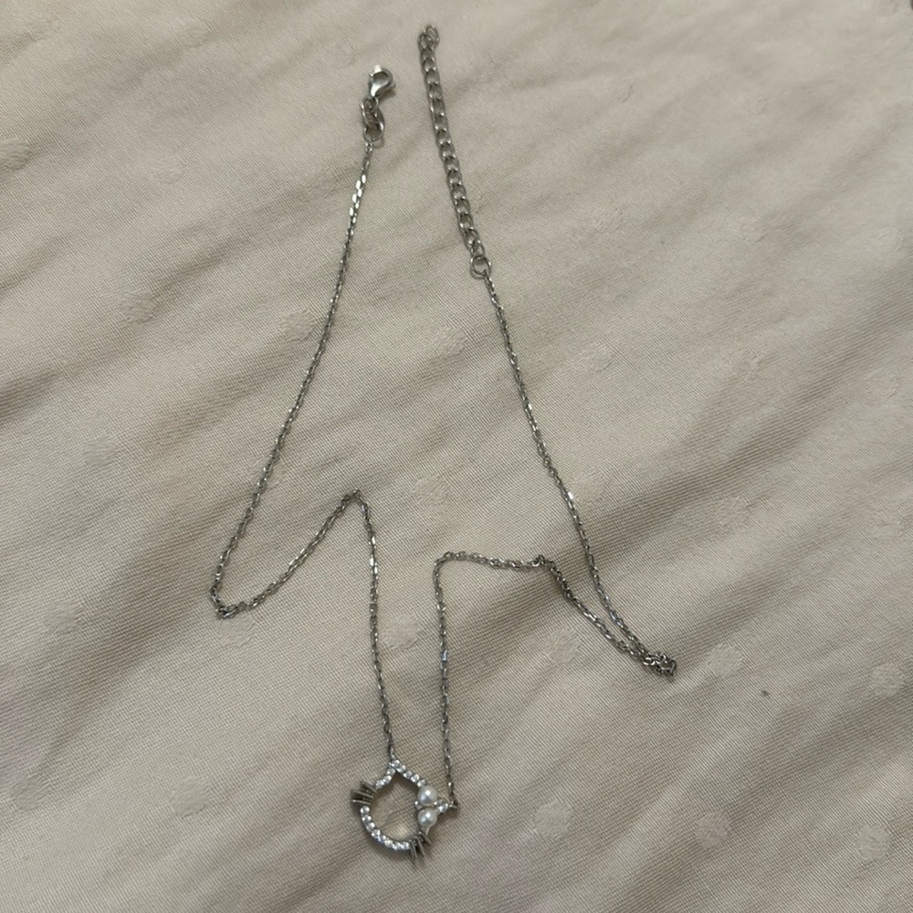 925 Silver hello kitty necklace